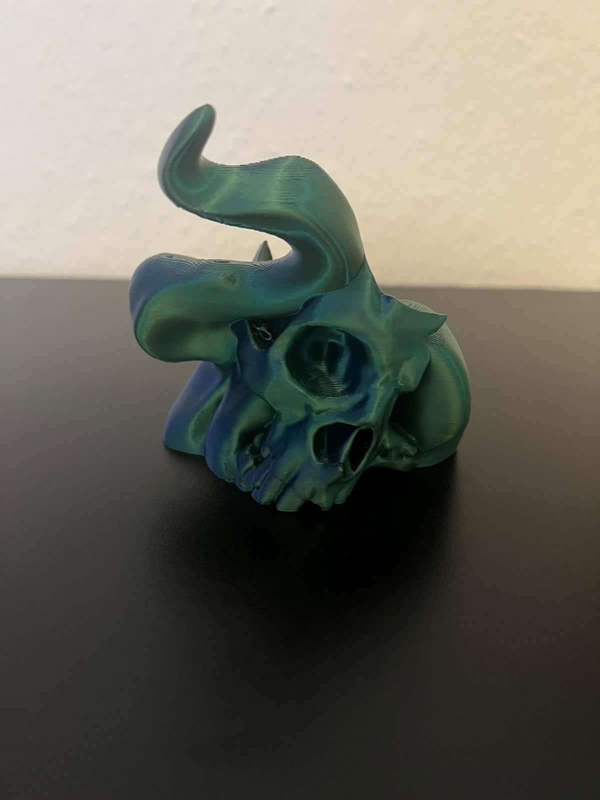 Craniu decorativ imprimat 3D